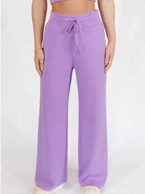 Salt Project x Natalie Kennedy Size M LilacWide-Leg Pants